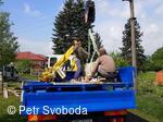 Kamenný kříž pod farou v Bělotíně od roku 2015