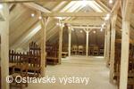 Slezskoostravský hrad, Ešler bar, interiér, posezení celé